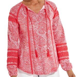 Coolibar Sarti UPF 50 Sun Protection Top, NWT, Coral Pink, S